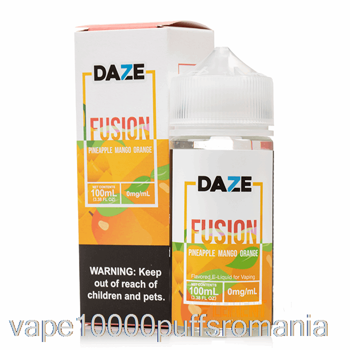 Vape Romania Ananas Mango Portocala - 7 Daze Fusion - 100ml 0mg